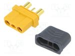 Plug for DC power supply XT30 soldered I01-F DC connector