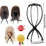 Foldable Wig Stand Holder Dummy Head for Wigs Hats Caps Hairpieces Travel UK