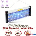50W ELECTRIC INSECT FLY KILLER BUG MOSQUITO ZAPPER UV HOME INDOOR PEST CATCHER~
