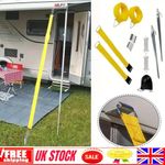 For Fiamma F45S Tie Down S Kit Caravan Awning Canopy Wind Storm Straps Yellow