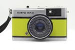 Olympus Trip 35 SLR Film Camera New Seals Lime Green Leather - Fully Working