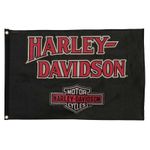 Harley-Davidson Weather-Resistant H-D Nostalgic Bar & Shield Flag – Small