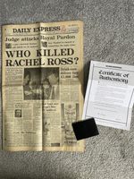 Original Daily Express Newspaper December 2 1976/Rachel Ross/Everton/Man Utd/