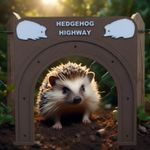 Hedgehog Highway Garden Access Portal Easy Fit