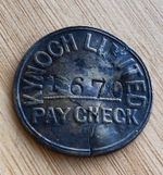 Kynoch Limited Pay Check No 1670 Employee Wage Token Industrial Exonumia 