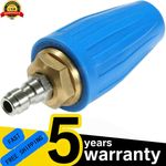 4000 PSI High Pressure Washer Turbo Nozzle 360° Rotating 1/4" Spray Tip Tool UK