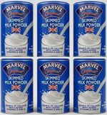 Marvel Original Skimmed Milk Powder 6 x 350g (2.10kg) Long Life BBE 11/2026