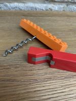 Vintage LEGO Brick Themed Bar Wine Beer Bottle Opener and Corkscrew, Unique Rare