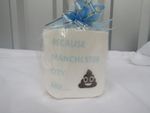 Novelty Toilet Loo Roll Manchester City Football Club Joke Dad Son humour gift