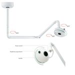 36W Ceiling Mounted Operating Lamp Surgical Medical Shaowless Exam Light 800mm