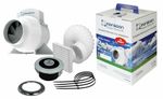 MONSOON UMDTKLED 4" INLINE  BATHROOM SHOWER EXTRACTOR FAN TIMER KIT LED LIGHT