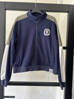 Official Aston Villa Tracksuit Top Fundamentals Full Zip Navy - Womens (L) 12