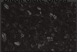 Black slate satin Effect Kitchen worktop Edging Strip 1300x45mm