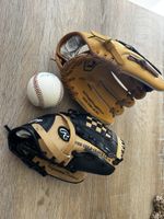 Baseball Gloves Set + Ball – Franklin (New) & Rawlings (Used)