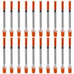 10-80pcs 1ml Feeding Device 30 Gauge Manual Push Syringe Lab Dispensing Supplies