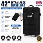42" Extra Large Lightweight Luggage Trolley Suitcase Travel Bag Handbag BAG UK