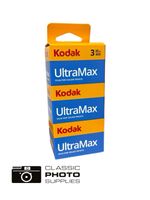Kodak Ultramax 400 35mm 36 Exposure 3 Pack Film