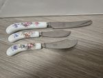 Royal Crown Derby Antique fruit knives x3 VGC 