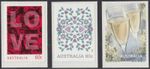 Australia 2011  Greetings Love self adhesive set  SG 3530 - 3532 unmounted mint