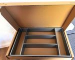 Hettich InnoTech Atira OrgaTray 610 Steel Cutlery Drawer Organiser Tray Silver