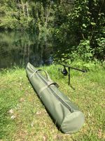 A La Carp Baiting Pole Bag Holds 55 Nash Bushwhacker Sections and XL Pro Spoon