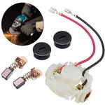 For Makita BGA450 BGA452 DGA452 Brush Holder & CB430 Carbon Brushes & Caps