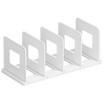 SAYEEC Desk File Sorter Vertical Desktop Folder Organizer 4 White
