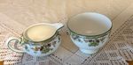 Wedgwood Tamarisk Design Milk JUG / Creamer & Open Footed SUGAR Bowl R4547