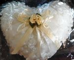 WeddingGeneral's Elegant Butterfly Ring Cushion Ivory Wedding decoration