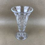 Webb Corbett Vintage Cut Crystal Trumpet Vase