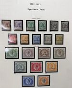 SG 93-107 Tanganyika 1927-31. To £1 set of 20  overprinted specimen. Fine...