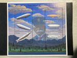 Zambia 2001 miniature sheet Zeppelin and his airships MNH