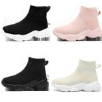 UK Kids Girls Boys Trainers Running Sports Sock Shoes Gym Sneakers Ankle Boots