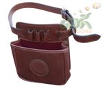 SPEED LOADER BELT, & CARTRIDGE POUCH,BAG, DARK BROWN GUARDIAN LEATHER, GDK-HA760