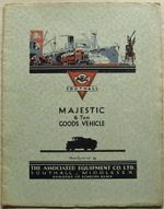 AEC SOUTHALL MAJESTIC 6 TON GOODS VEHICLE Sales Brochure 1930s