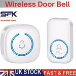 Wireless Door Bells Waterproof 1000ft Long Range Plug in Home Cordless Doorbell