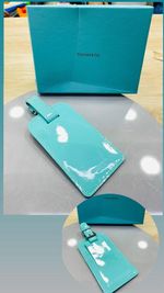 Authentic Tiffany & Co. 1837 Collection Leather Luggage Tag - NY T&CO - Boxed