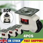 4X Workbench Adjustable Wheel Leveling Swivel Casters 2205lbs Heavy Load GD80F