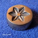 Vintage Brass Bronze Jewellery Mould,Cast Flower Design