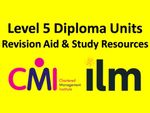 CMI - ILM Diploma Level 5 Leadership Management Assignments Coursework Answers