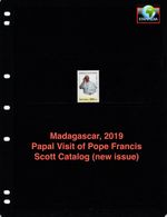 $20.00 Scott Value - 2019 MADAGASCAR Pope Francis Visit scarcer CV MNH NH UMM