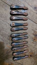Stair Clips Art Deco 11 x Old Vintage