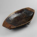 Antique 19th Century Fiji Fijian Carved Wood Bowl Dish