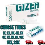 Gizeh Menthol Filter Tubes (100 in a Box) Make Your Own Cigarette Concept UK