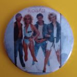Bucks Fizz 1980s Music 25mm Tin Pin Badge.  EB9-3