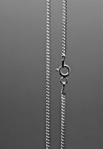 925 Sterling Silver Diamond Cut Curb Chain Necklaces (Various Sizes Available) 