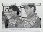 Vintage Ayrton Senna & Alain Prost Press Photo - McLaren Honda Ferrari 1991 F1
