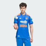 adidas India Cricket ODI Jersey – True Blue, Size M