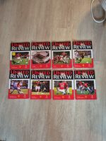 MANCHESTER UNITED CHAMPIONS LEAGUE PROGRAMMES 2001-2002 X8 