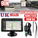 2026 9" Truck Sat Nav HGV Lorry LGV UPDATED UK Europe Maps POIs Keyfuels Laybys